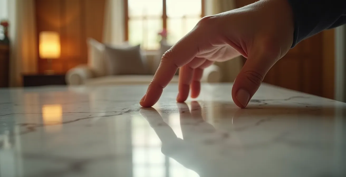 Gros plan sur différentes textures de matériaux pour table basse